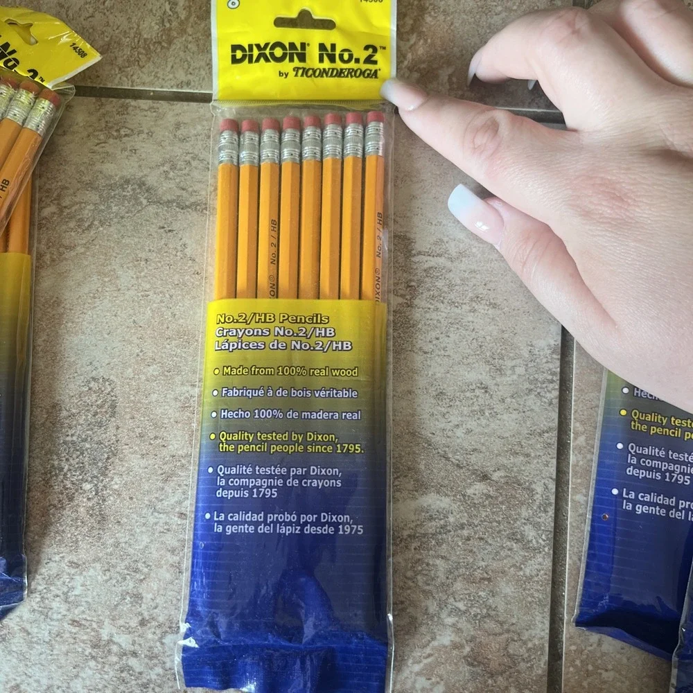 Dixon Ticonderoga No.‎ 2 Pencils- 8 Packs Of 8